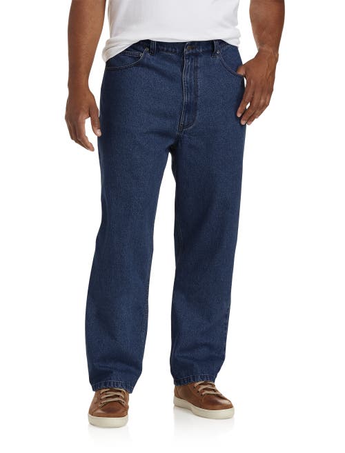 Harbor Bay Rugged Loose-fit Jeans In Dark Wash