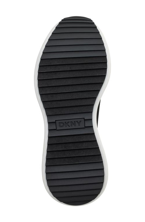 Dkny Zhavia Knit Sneaker In Black