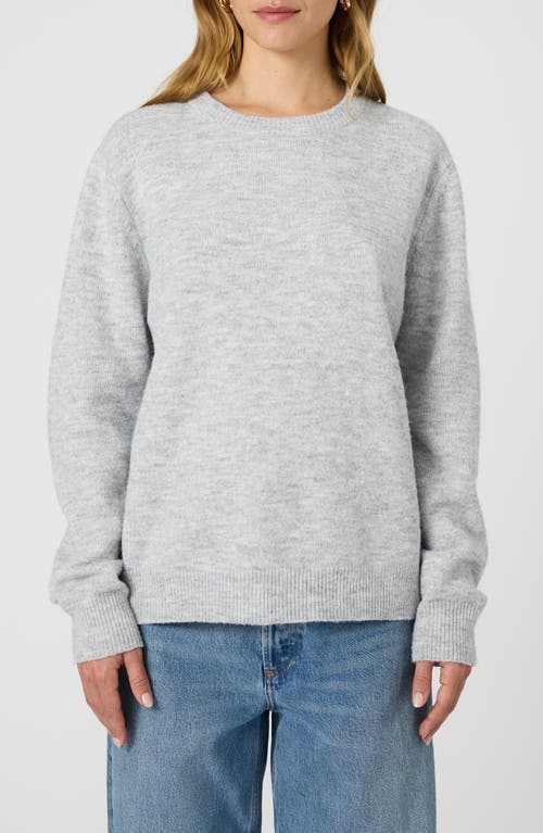 Shop French Connection Kesia Crewneck Sweater In Light Grey