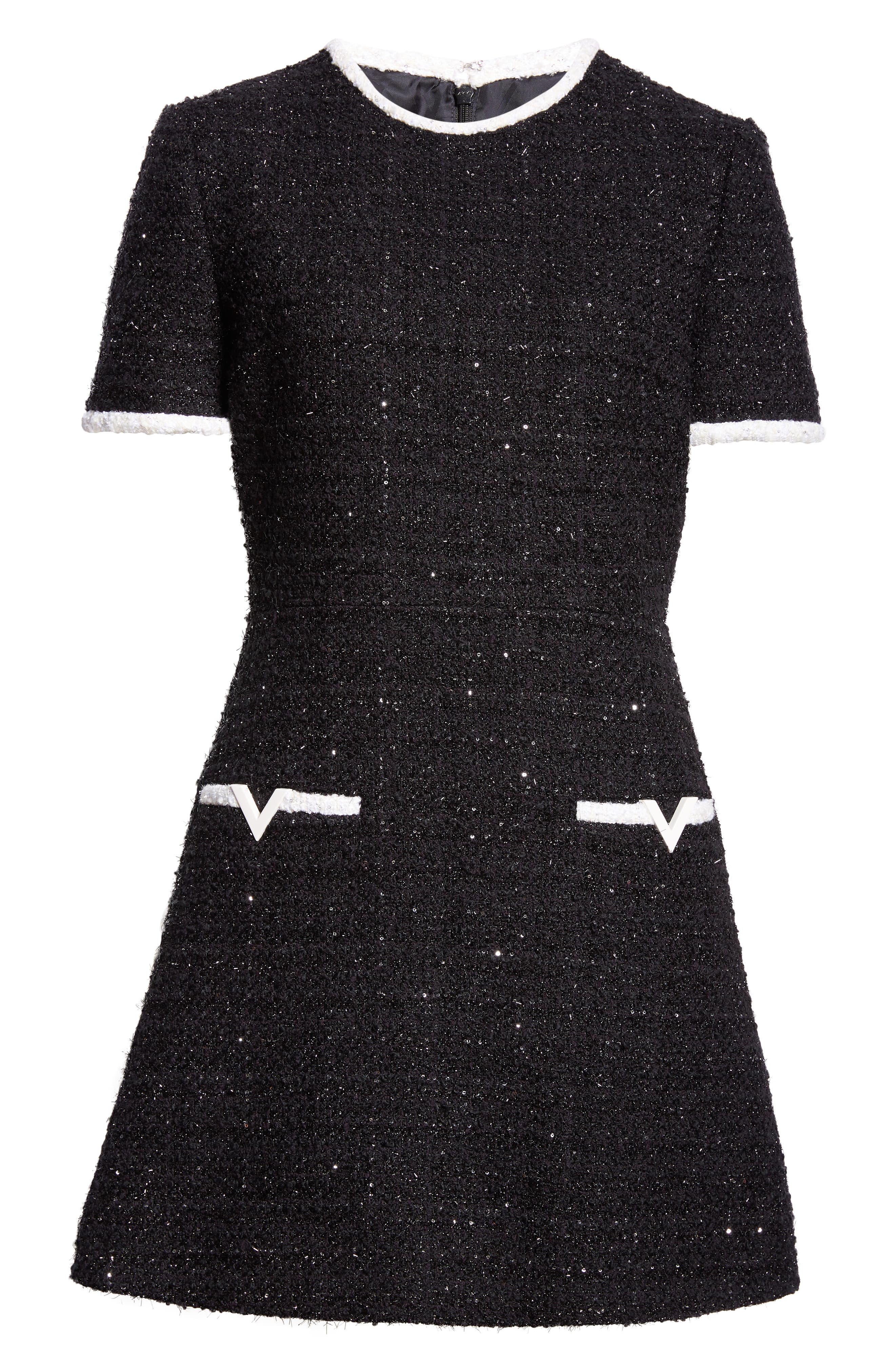 Valentino Garavani Polo Mini Dress in Denim-Medium