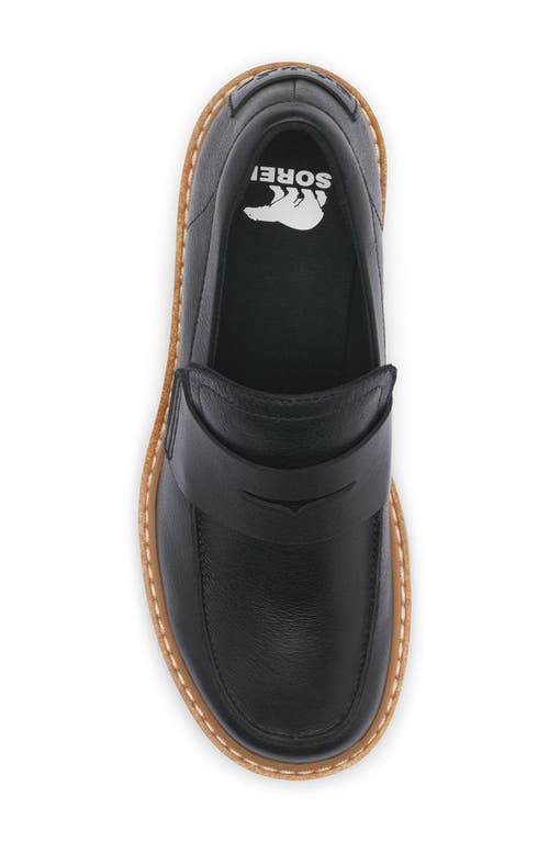 Sorel Joan Now City Loafer In Black/gum