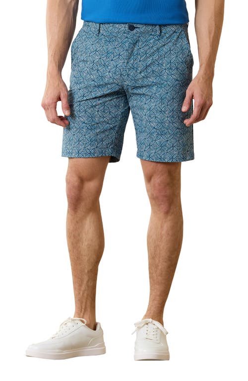 Tommy Bahama Chip Shot Fleur Geo IslandZone Shorts Neptune at Nordstrom,