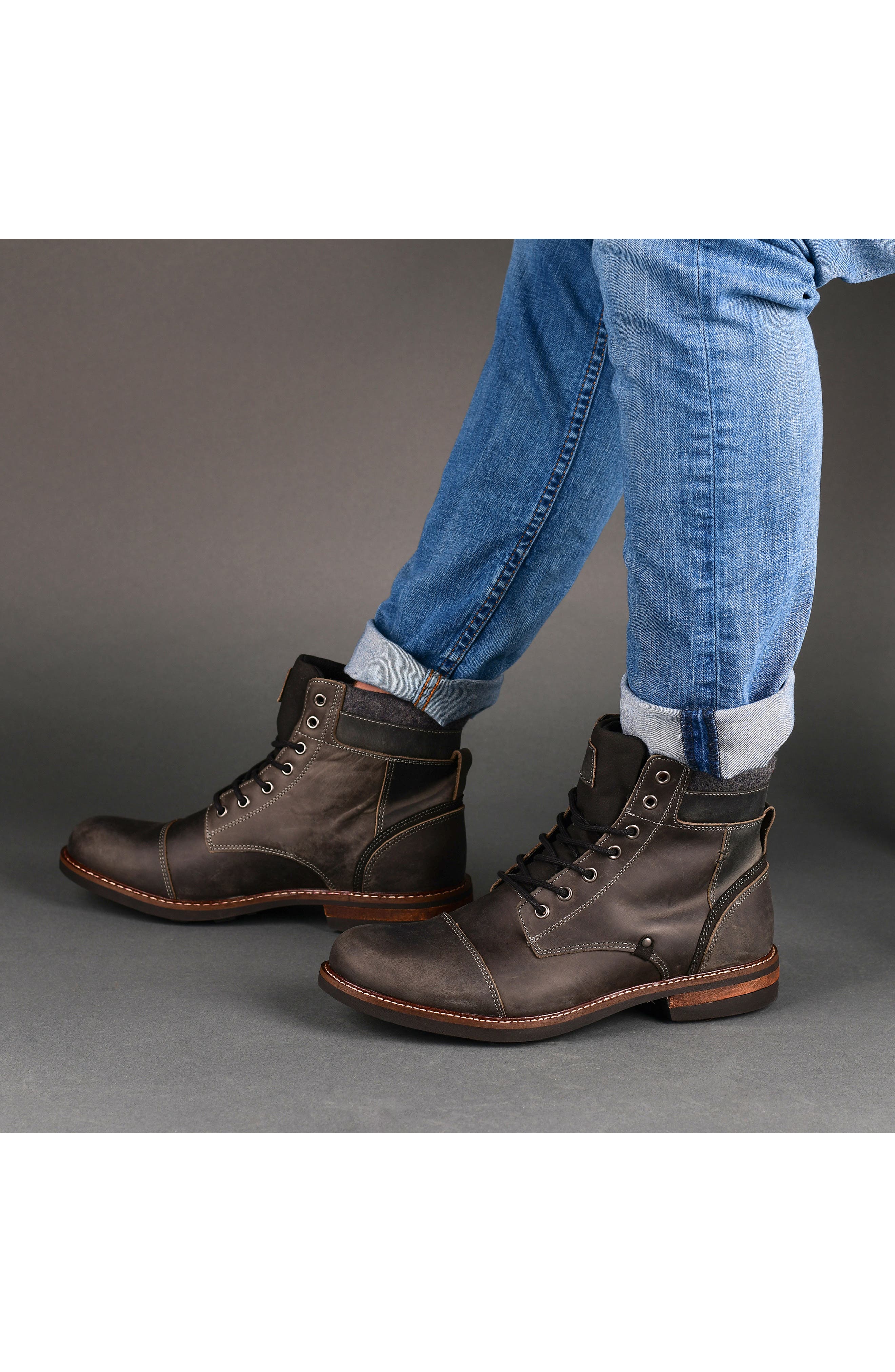 TERRITORY BOOTS Yukon Cap Toe Ankle Boot Wide Width (Men) Nordstromrack