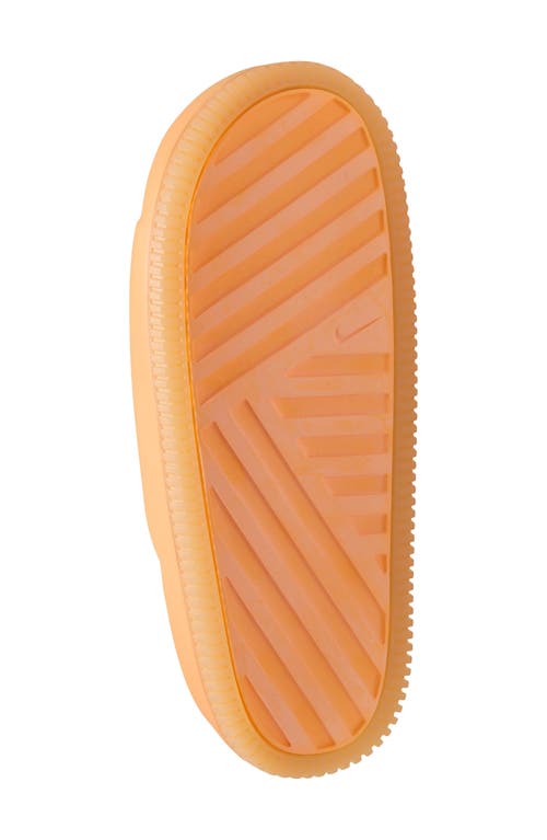 Shop Nike Calm Slide Sandal In Peach Cream/peach Cream