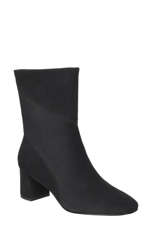 Shop Bella Vita Harp Bootie In Black Lame