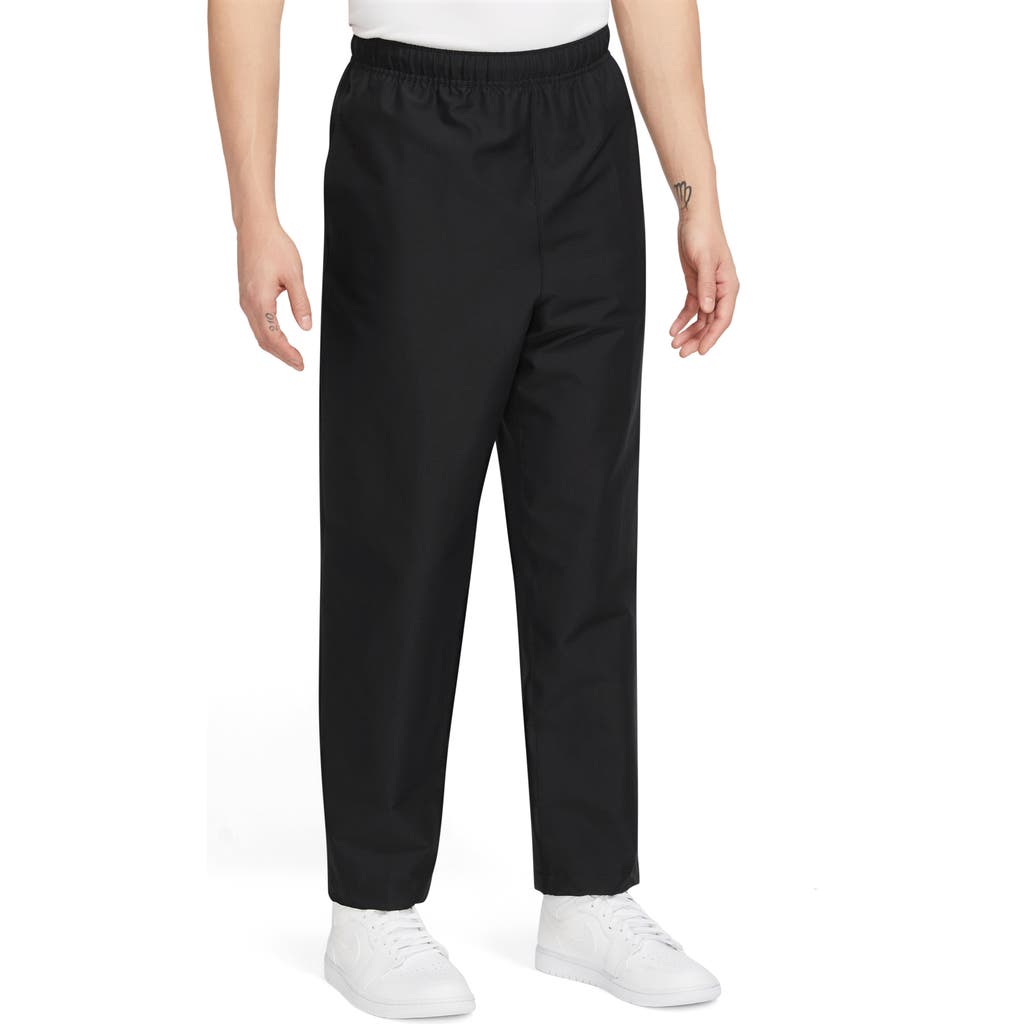 Shop Jordan Essentials Stretch Crop Pants In Black/white