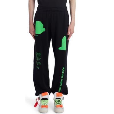 Off-White Arch Shapes Slim Sweatpants, Black