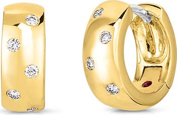 Roberto coin diamond hoop 2025 earrings nordstrom