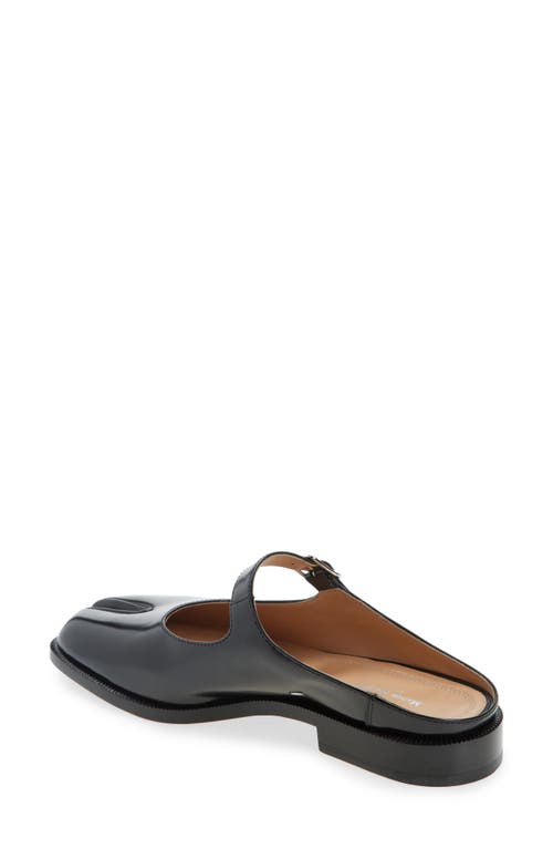 Maison Margiela Tabi Mary Jane Mule In Black