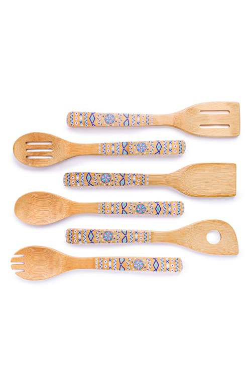 Shop Berghoff 10-piece Travel Flatware & Bamboo Utensil Set In Multicolor