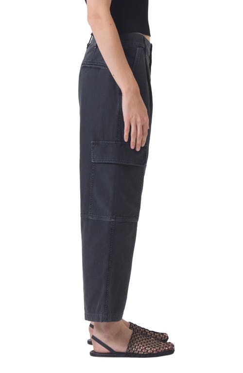 Agolde Jericho High Waist Ankle Wide Leg Jeans In Vulture