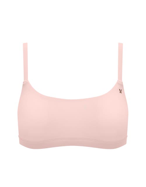 Nudea The Stretch Scoop Neck Bralette In Blush Pink
