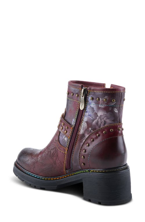 Shop L'artiste By Spring Step Branchout Platform Bootie In Bordeaux Multi