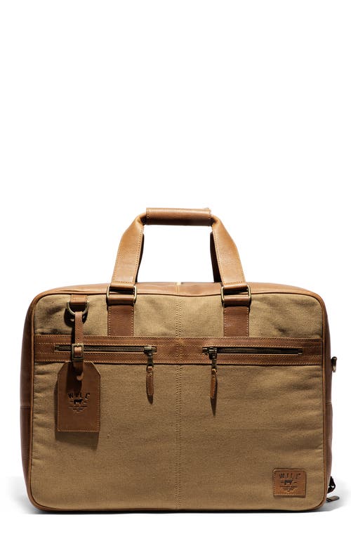 Will Leather Goods Commuter Carry-on Duffle In Tobacco/cognac