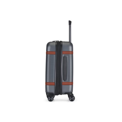 Bugatti Wellington 3 Piece Hardside Luggage Set With Tsa Lock In Pewter