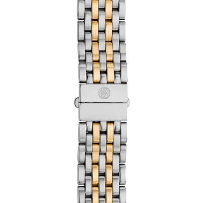Michele Serein 16 1m Two-Tone Bracelet Watchband
