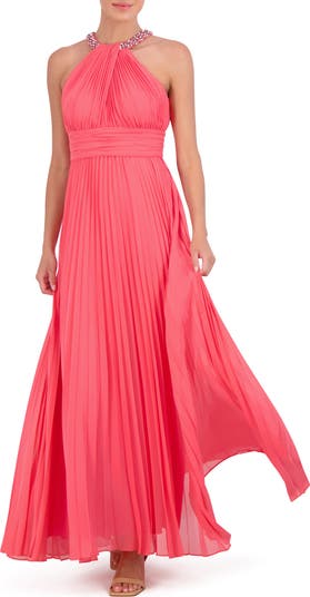 Eliza j pleated maxi dress best sale