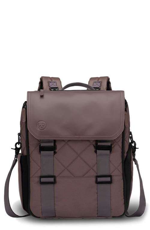Paperclip Willow Recycled Ocean Plastic Convertible Backpack Diaper Bag in Baked Oak at Nordstrom