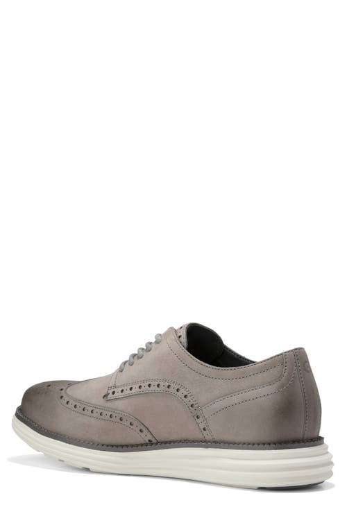 Cole Haan Orignalgrand Remastered Wingtip Derby In Titanium