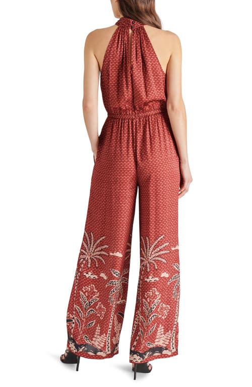 Shop Steve Madden Danae Sleeveless Jumpsuit In Sand