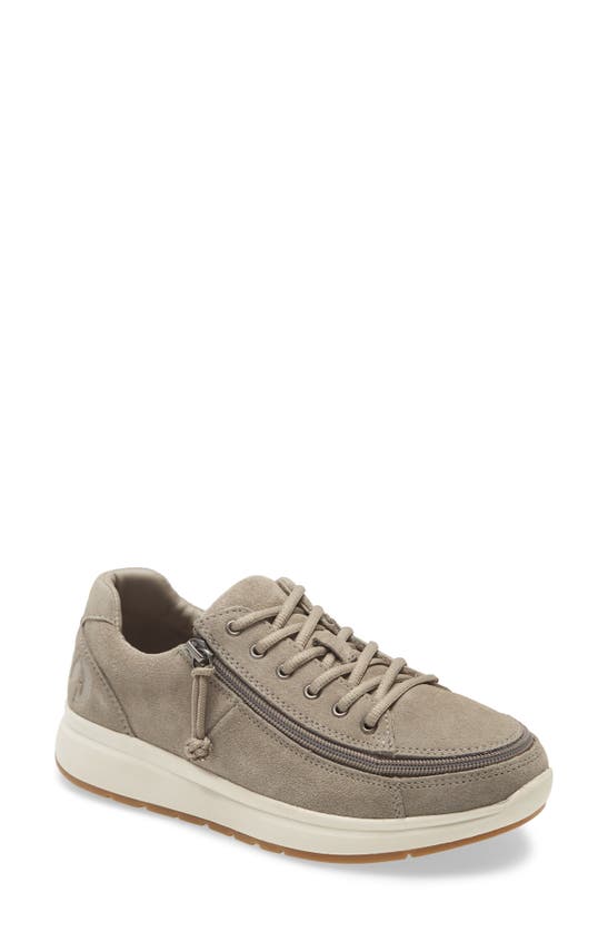 Billy Footwear Comfort Leather Lo Sneaker In Grey