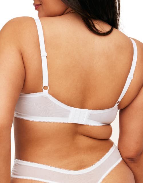 Shop Adore Me Nolie Unlined Demi Bra In White