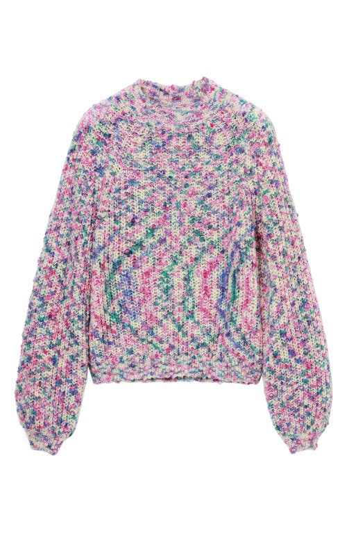 Desigual Multicolored Sweater In Pink Mix