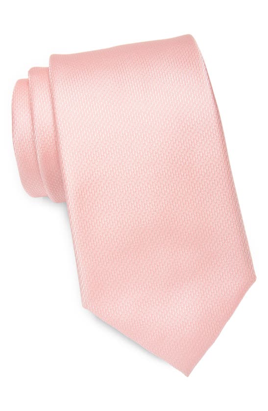 Tommy Hilfiger Micro Texture Solid Tie In Pink