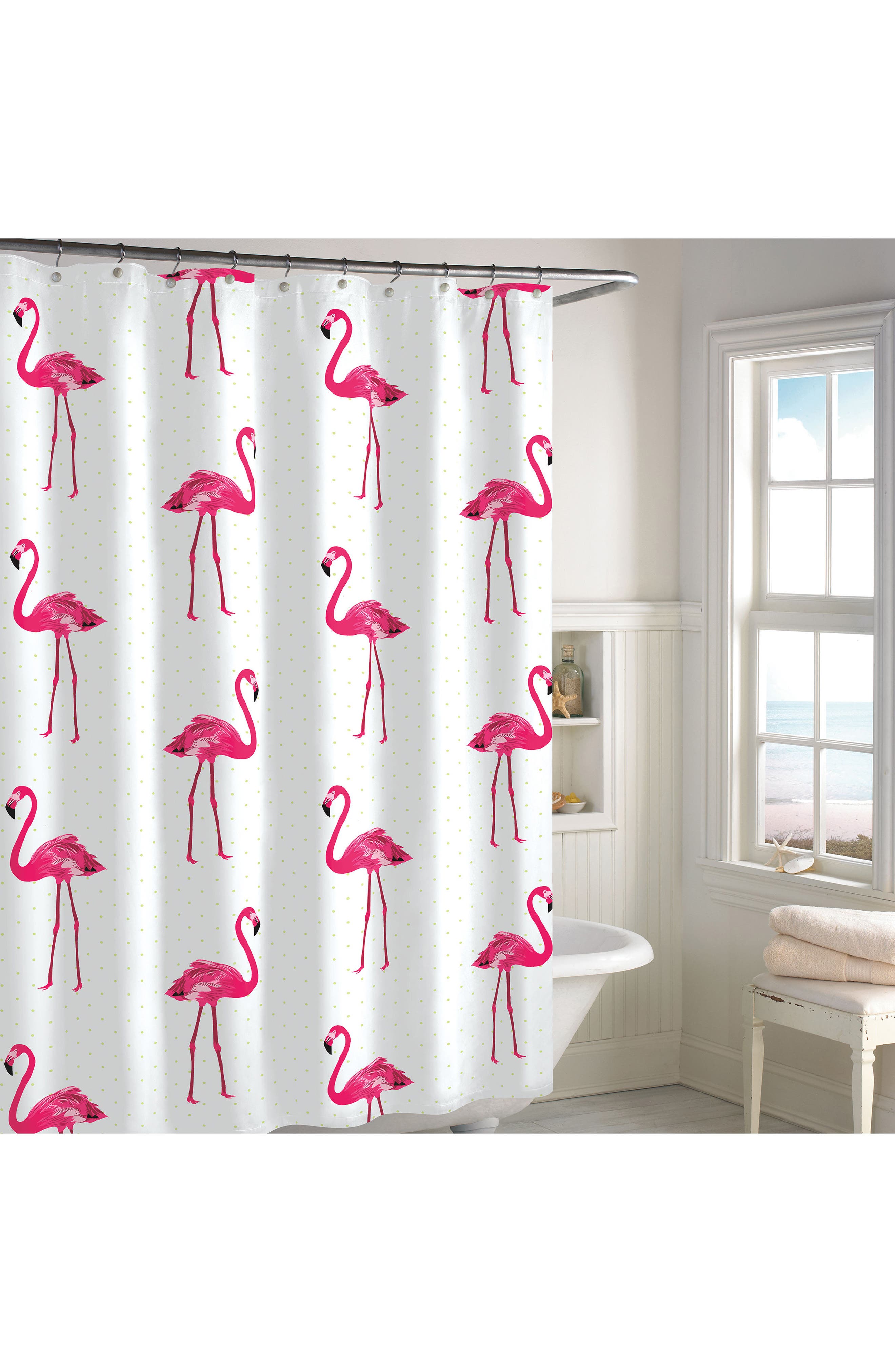 Destinations Pink Flamingo Shower Curtain Nordstrom   161cb620 1438 496d 80ee 1817f0034260 