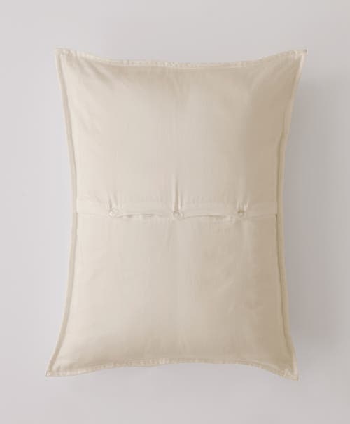 Pact Organic Quilted Sham 2-pack In Sandshell