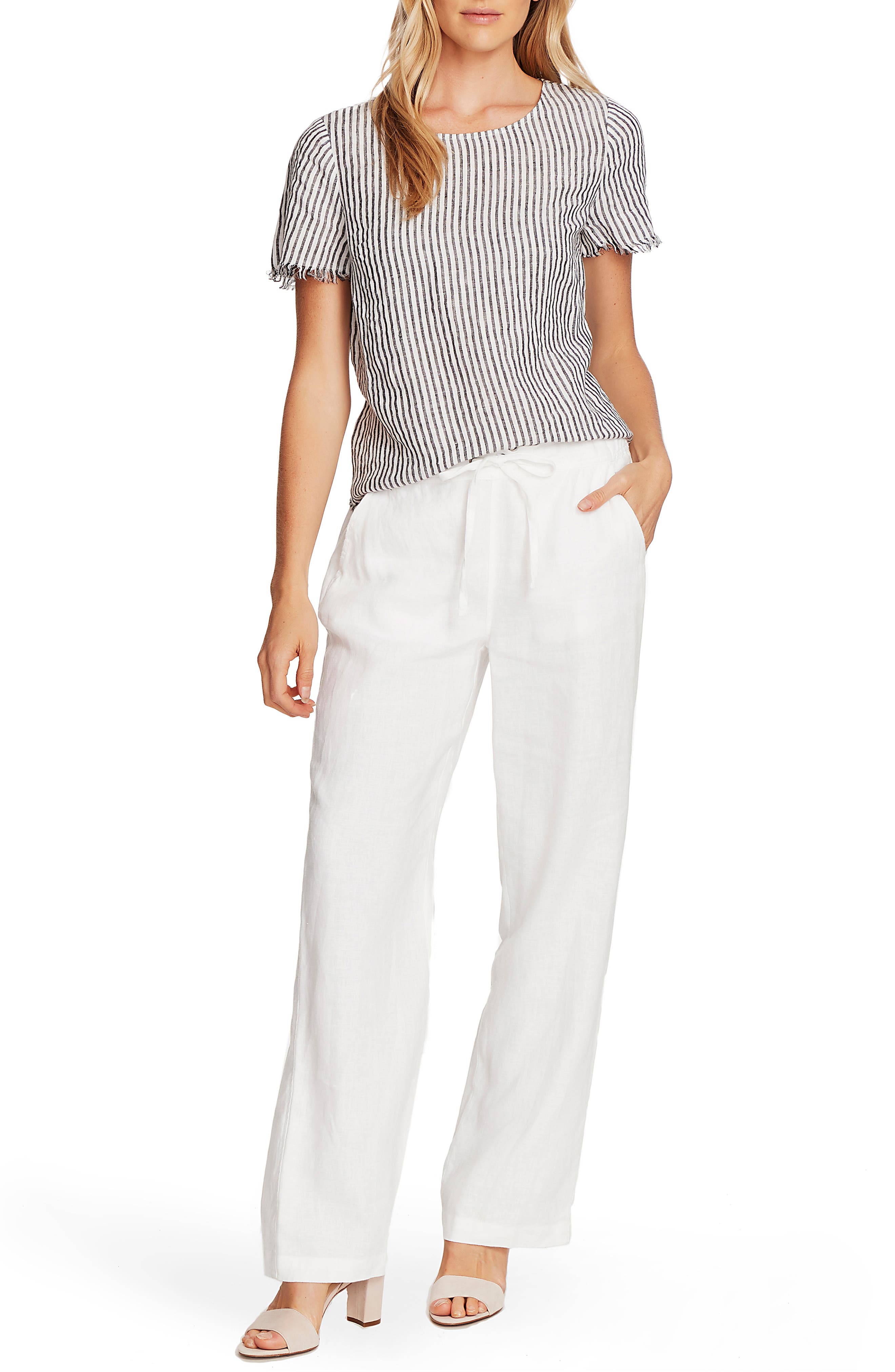 vince camuto striped top