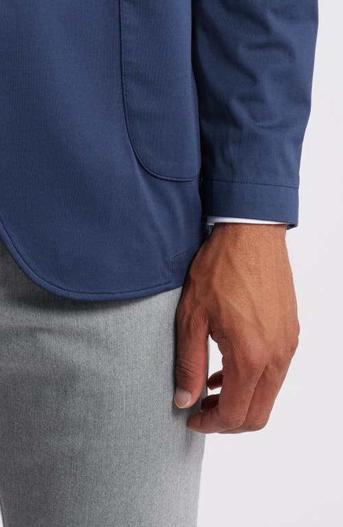Johnston & Murphy Xc Flex® Solid Knit Sport Coat In Navy