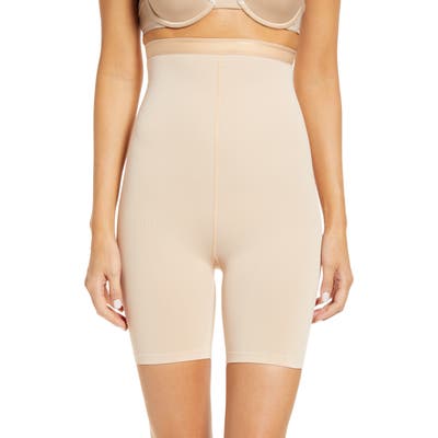 Item M6 High Waist Shaping Shorts, Beige