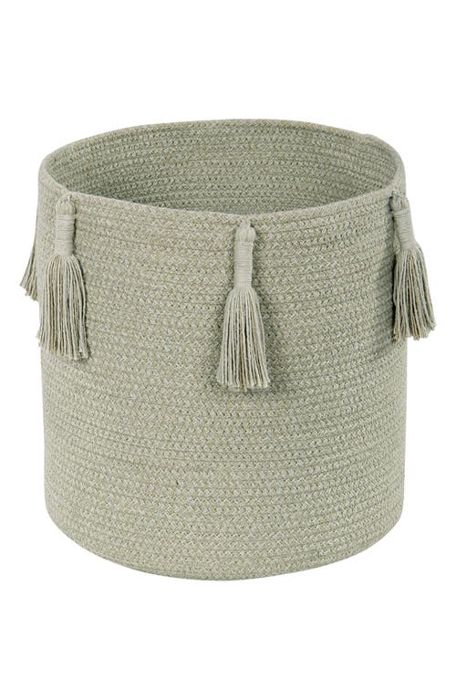 Lorena Canals Tassel Basket in Olive at Nordstrom