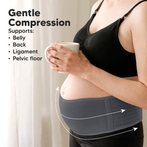 Shop Keababies Ease Maternity Support Belt In Mystic Gray