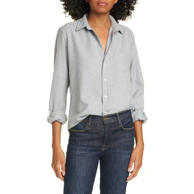 Frank & Eileen Long Sleeve Flannel Button-Up Shirt, Grey