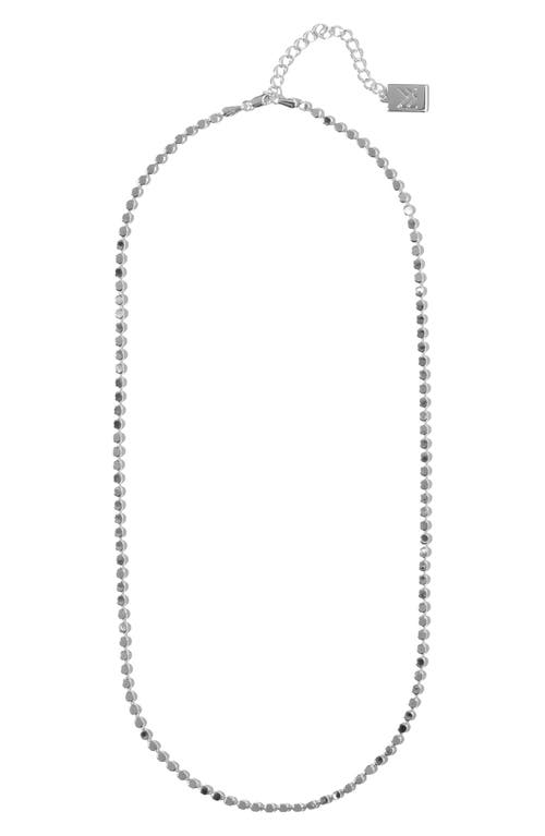 Shop Miranda Frye Paisley Chain Necklace In Silver