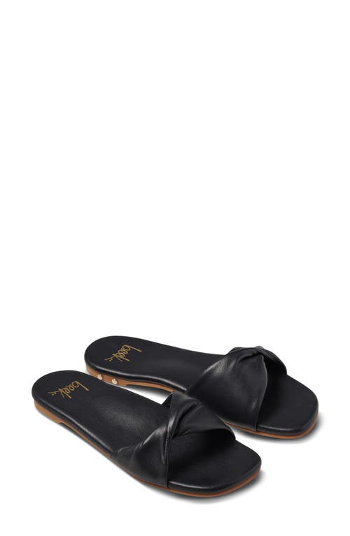 Beek Whipbird Slide Sandal In Black