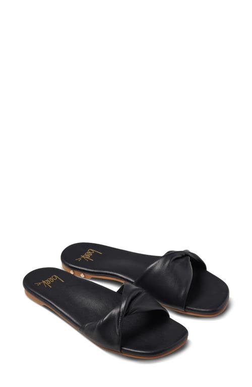 Shop Beek Whipbird Slide Sandal In Black/black