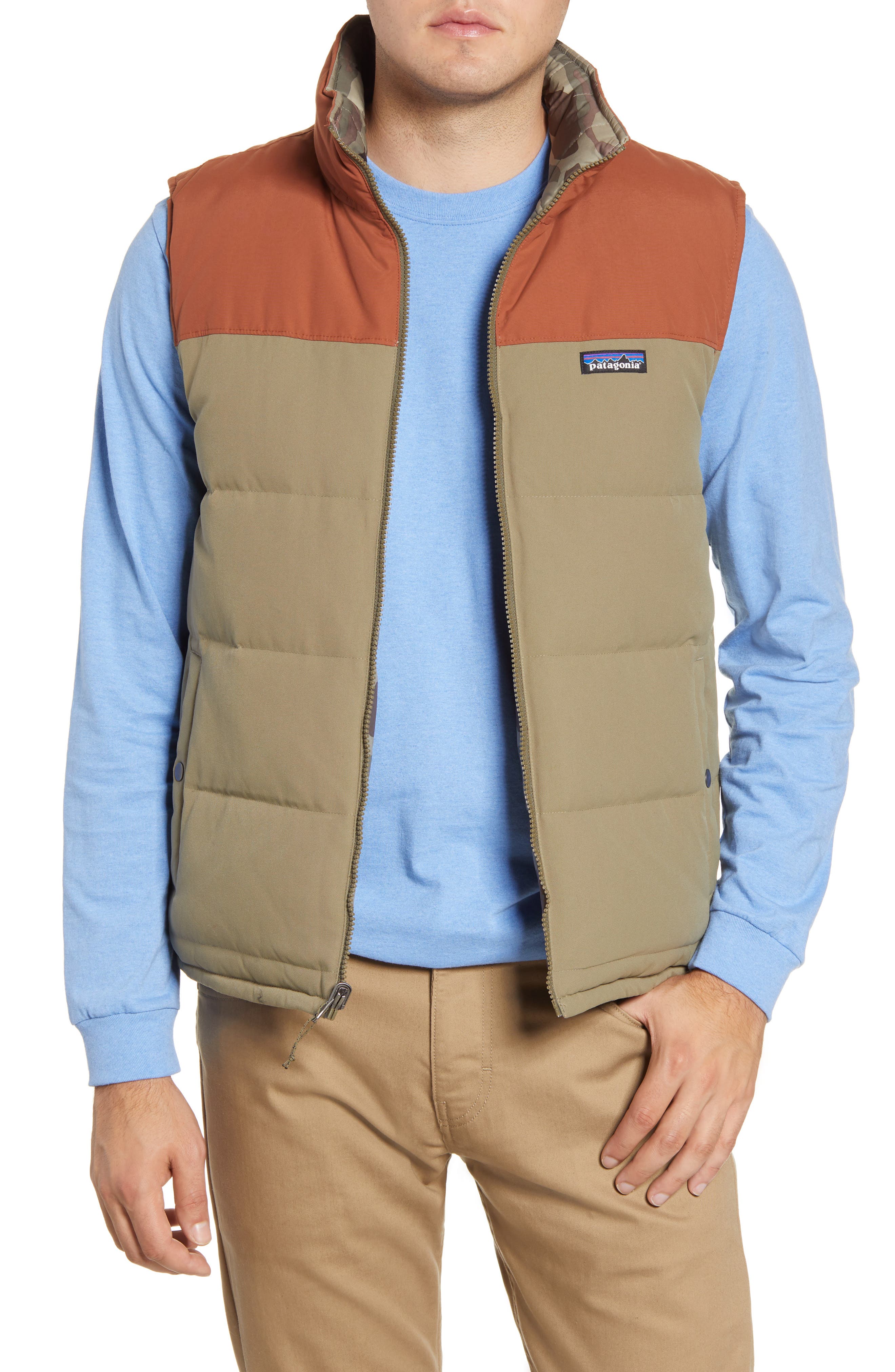 patagonia bivy vest sage khaki