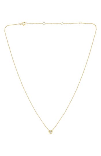 Ron Hami 14k Gold Diamond Heart Pendant Necklace