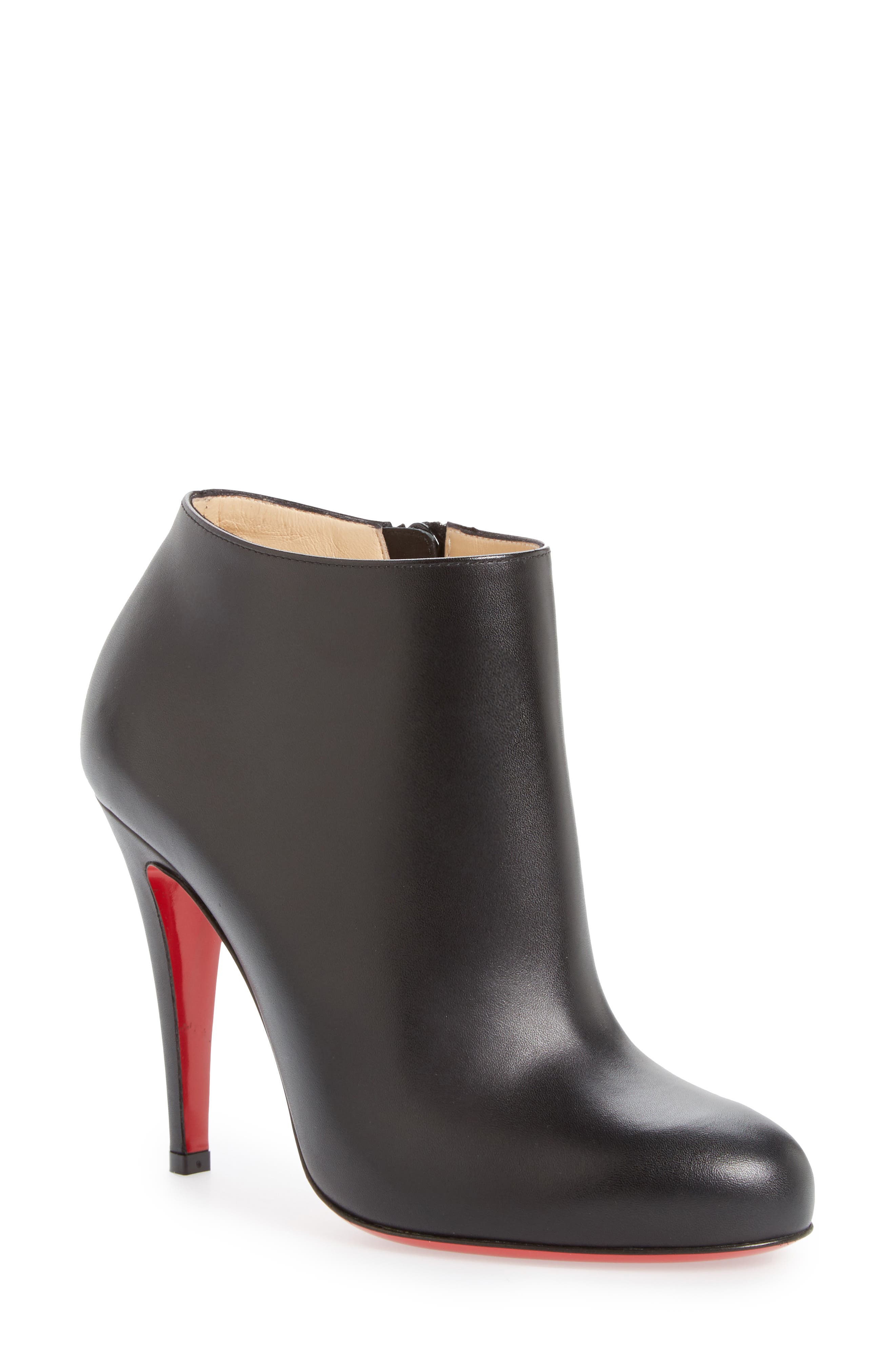 belle round toe bootie christian louboutin
