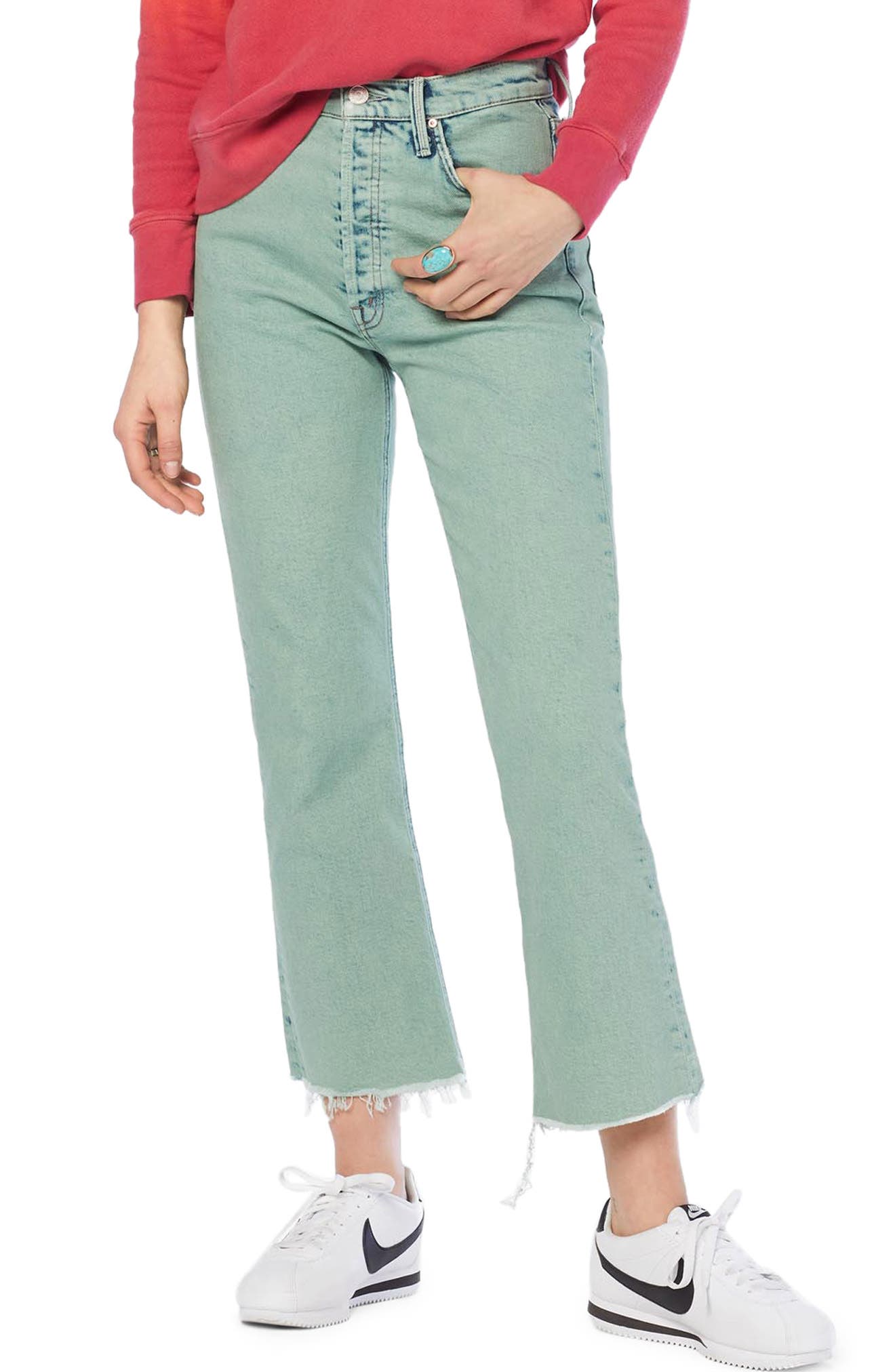 mother the tripper ankle jeans