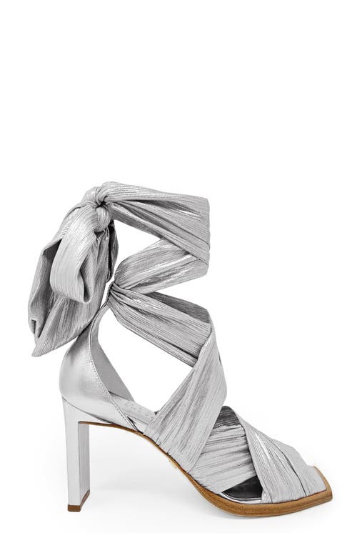 Daniella Shevel Poet Pump In Metallic Silver