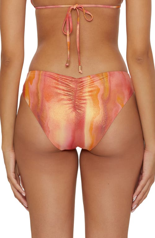 Shop Becca Solar Energy Hipster Bikini Bottoms In Orange Multi