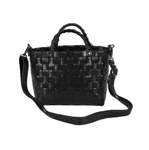 Handed By Dash Recycled Plastic Crossbody Bag In Black