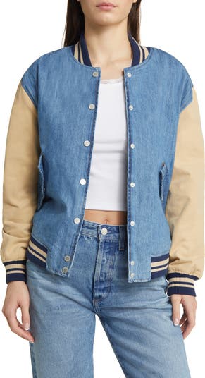 Canvas bomber cheap jacket womens