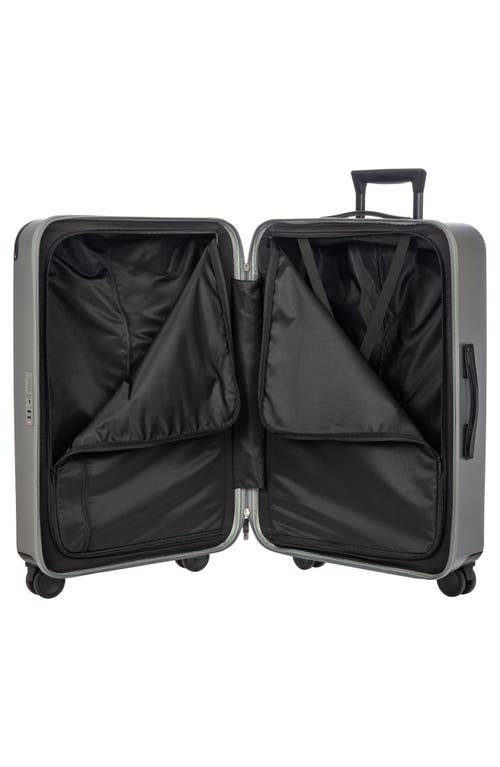 Bric's Amalfi 27" Spinner Suitcase In Silver/black