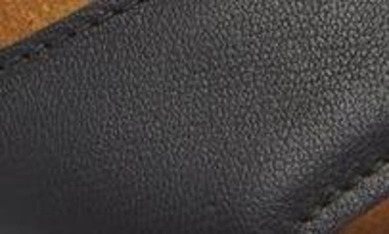 Naot Kingdom Wedge Slide Sandal In Jet Black Leather