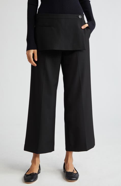 Women's Black Cropped & Capri Pants